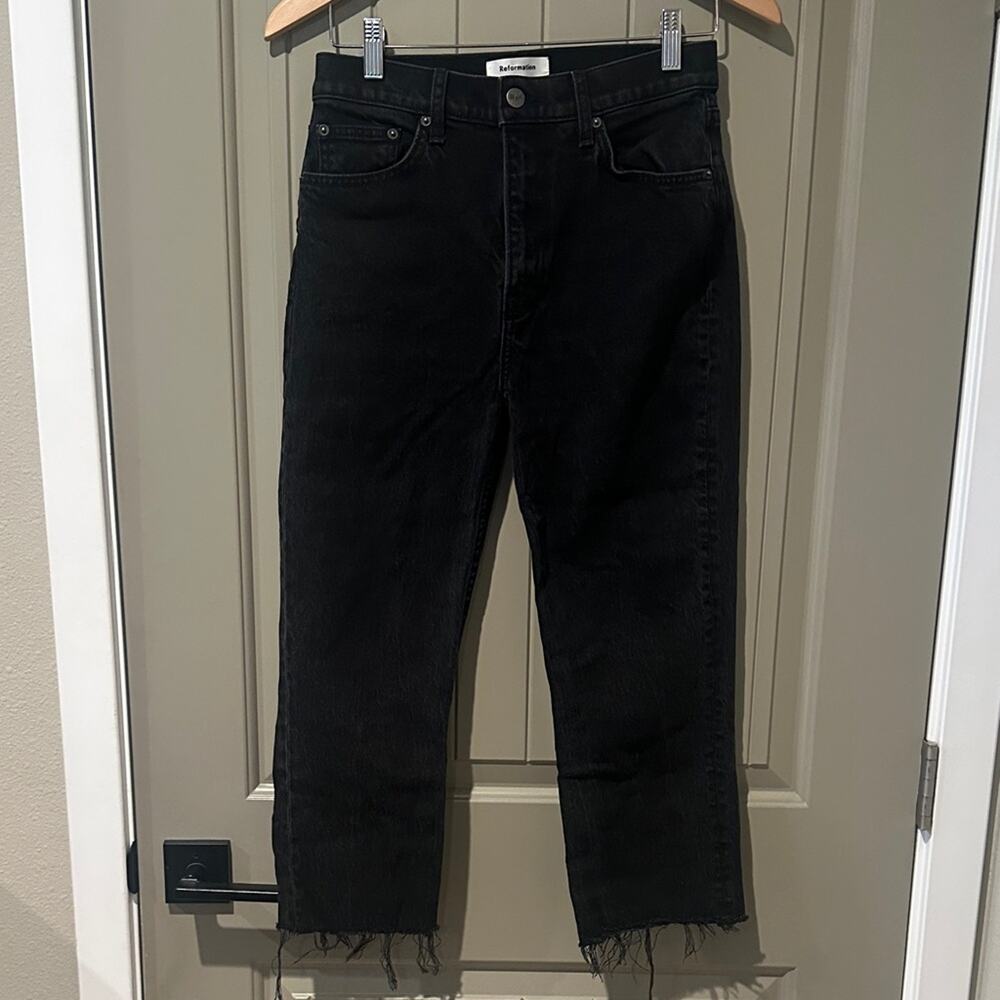 REFORMATION Liza Cropped Jeans